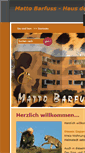 Mobile Screenshot of gepardenhaus.matto-barfuss.de
